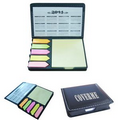 Popular Business Sticky Note With Calendar, Leather Cover Memo Pad